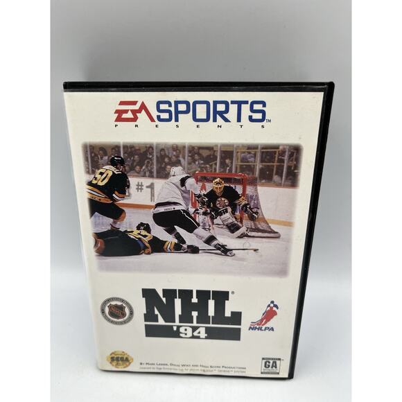 NHL Hockey '94 (Sega Genesis, 1993) Complete CIB ~ Tested & Working - Picture 1 of 16
